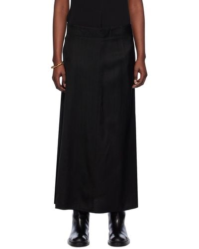 Studio Nicholson Jaya Maxi Skirt - Black