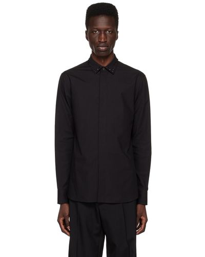 Valentino Untitled Studs Shirt - Black