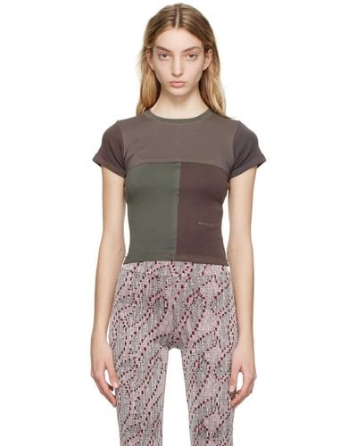 Eckhaus Latta Lapped T-shirt - Multicolour