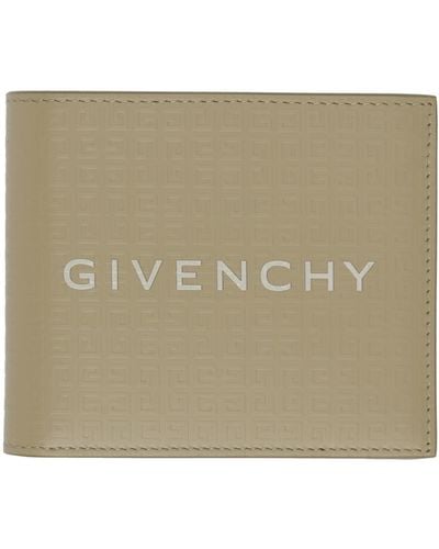 Givenchy Khaki Micro 4G Wallet - Green