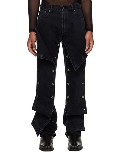 Y. Project Snap Off Jeans - Black
