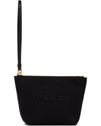 Givenchy Mini pochette noire à logo