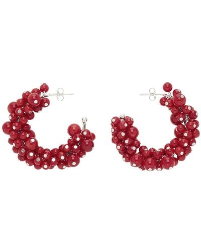 Beaufille Hyacinth Hoops - Red