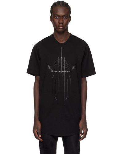 Julius T-shirt noir à image imprimée