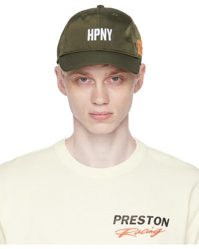 Heron Preston Khaki 'hpny' Cap - Green