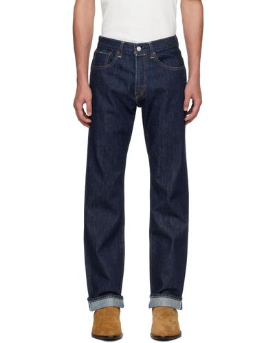RE/DONE Indigo 50s Straight Jeans - Blue