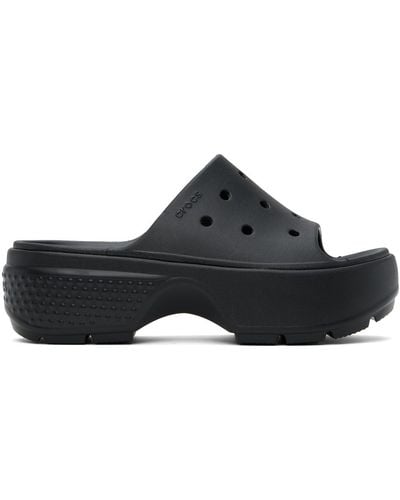 Crocs™ Stomp Slides - Black