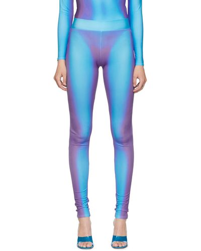 Sinead Gorey Polyester leggings - Blue