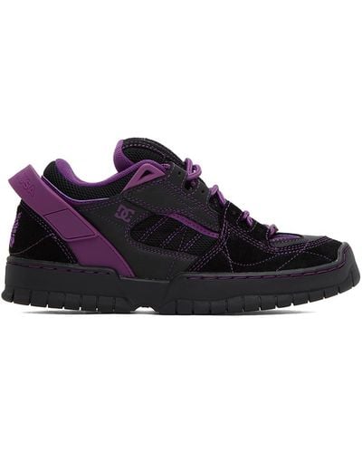 Needles Black & Purple Dc Shoes Edition Spectre Sneakers