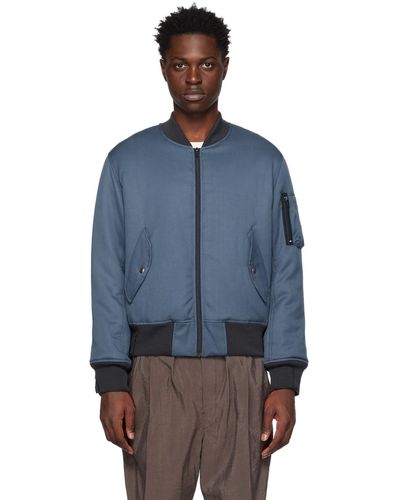 Magliano Printed Reversible Bomber Jacket - Blue