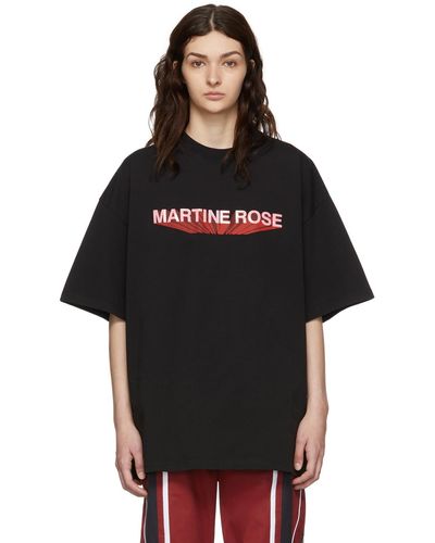 Martine Rose コットン Tシャツ - ブラック