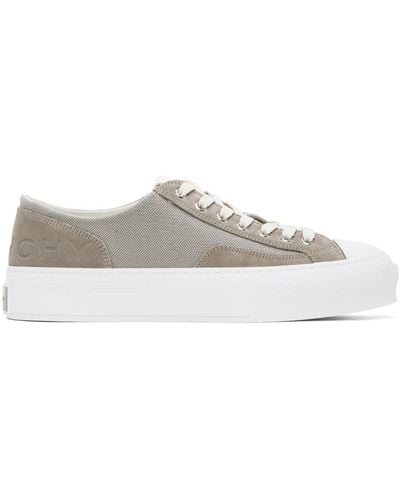 Givenchy Taupe City Sneakers - Black