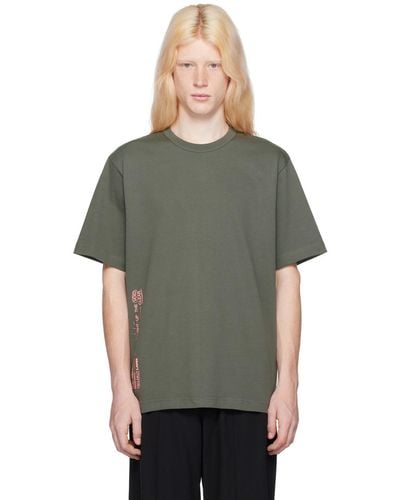 Helmut Lang グレー Space Tシャツ