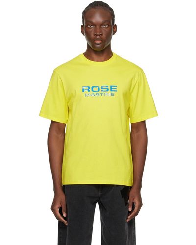 Martine Rose T-shirt jaune