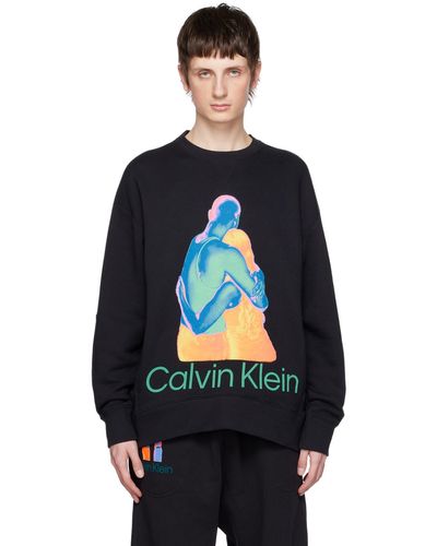 Calvin Klein Black Heat Sweatshirt - Blue