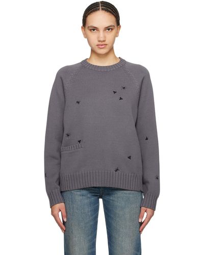 Undercover Spider Sweater - Gray