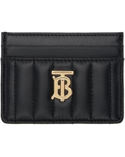 Burberry Black Quilted Lola Card Holder