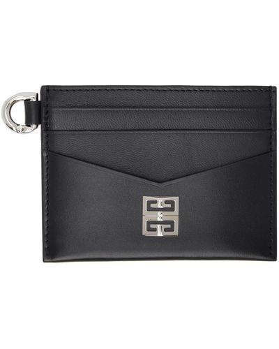 Givenchy Porte-cartes noir à logo 4g