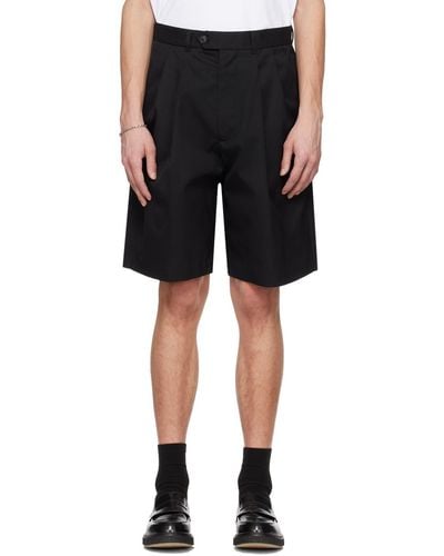 Lownn Pleated Shorts - Black
