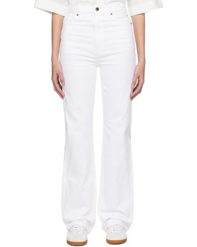 Khaite 'the Danielle' Jeans - White