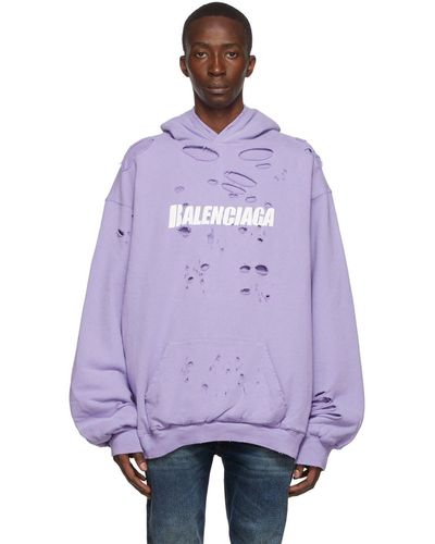Purple Balenciaga Activewear, gym and workout clothes for Men | Lyst