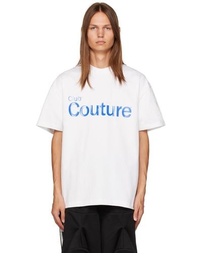 Anonymous Club ホワイト Club Couture Tシャツ