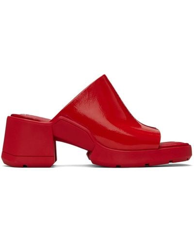 Miista Clarin Mule Sandals - Red