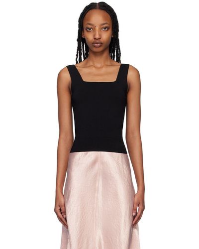 Vince sweater store trim tank