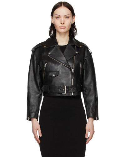 Mackage Leather Xenia Jacket - Black
