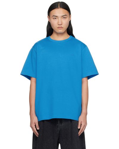 Juun.J Embroide T-shirt - Blue