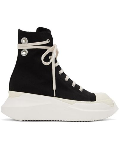 Rick Owens Abstract Sneakers - Black