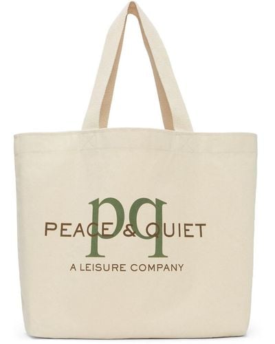 Museum of Peace & Quiet Beige Leisure Company Tote - Natural