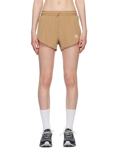 District Vision Taupe Vedana Shorts - Multicolour