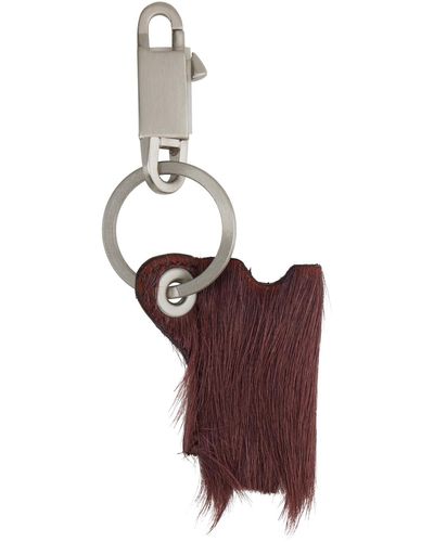 Rick Owens Mini porte-clés mauve à porte-briquet - Rouge
