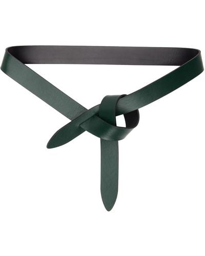 Isabel Marant Green & Black Lecce Reversible Belt
