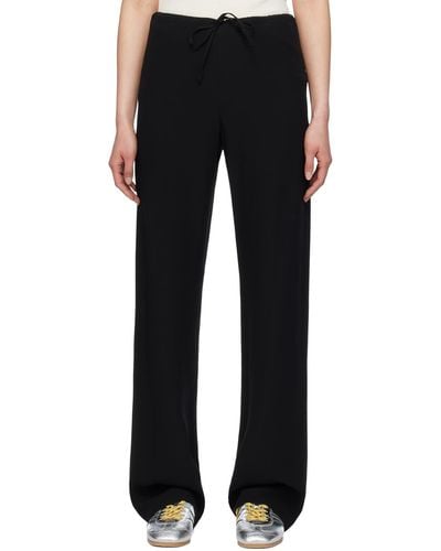 Dries Van Noten Straight-leg Trousers - Black