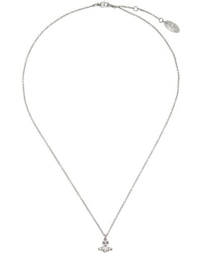 Vivienne Westwood Collier balbina argenté à pendentif à perle - Multicolore