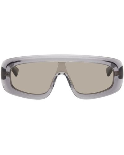 Bottega Veneta Bombe Shield Sunglasses - Black