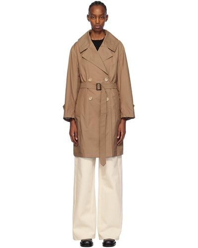 Max Mara Trench vtrench brun - the cube - Noir