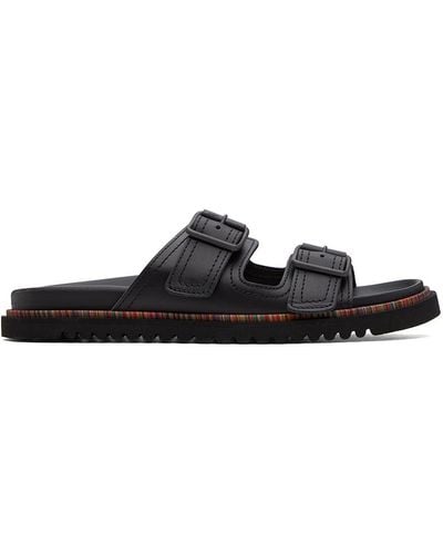 Black Paul Smith Sandals, slides and flip flops for Men | Lyst