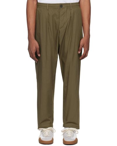 Universal Works Pleated Trousers - Green