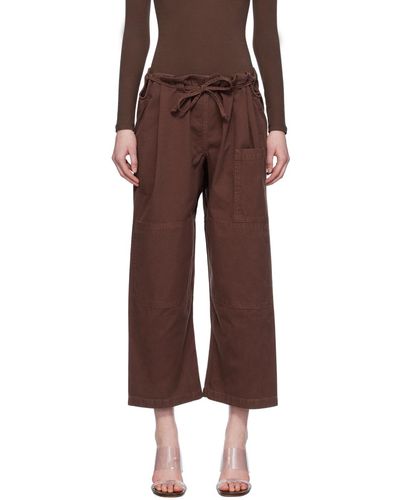 Gil Rodriguez 'the Lou' Lounge Trousers - Brown