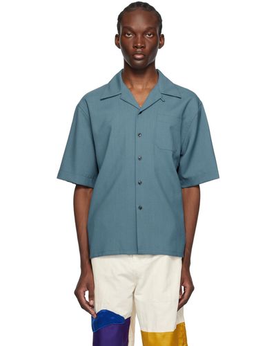 Marni Blue Button Shirt