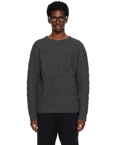 KOZABURO Crewneck Sweater - Black