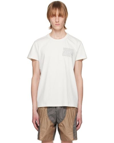MISBHV Off-white Jordan Barrett Edition Printed T-shirt