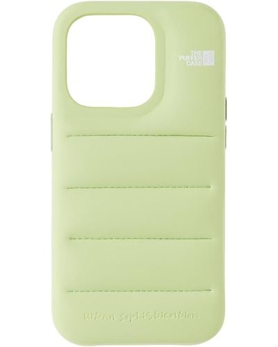 Urban Sophistication 'The Puffer' Iphone 14 Pro Case - Green
