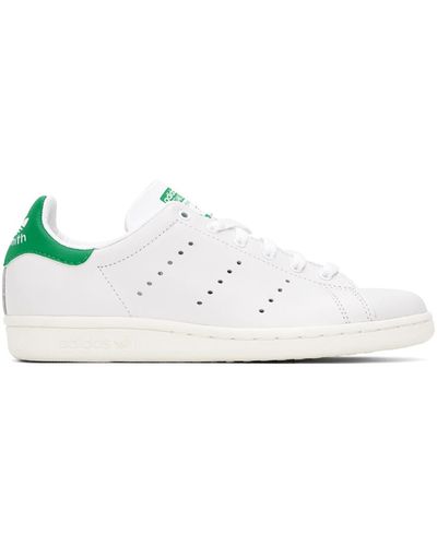 adidas Originals ホワイト&ーン Stan Smith 80s スニーカー - ブラック