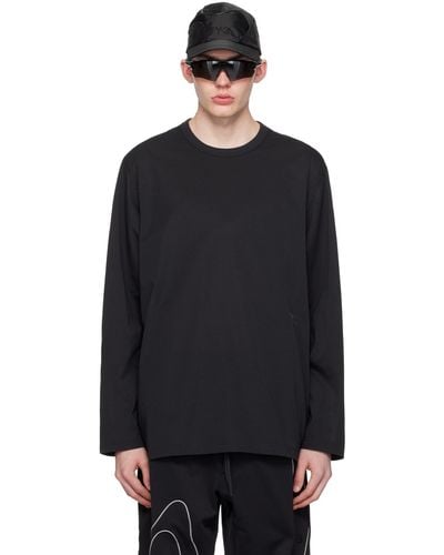 Y-3 Premium Long Sleeve T-shirt - Black
