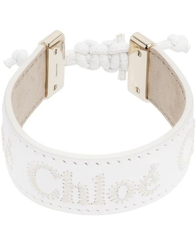 Chloé Bracelet Woody - Blanc