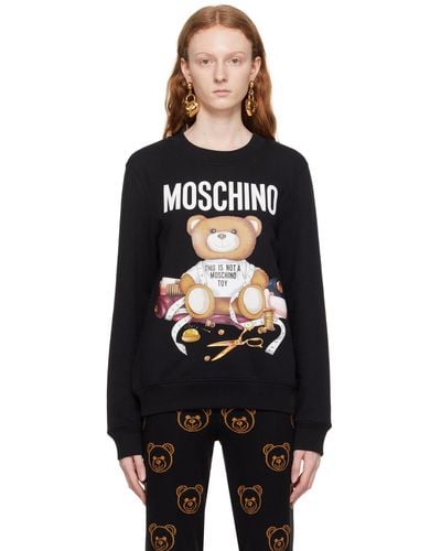 Moschino Teddy Bear Sweatshirt - Black